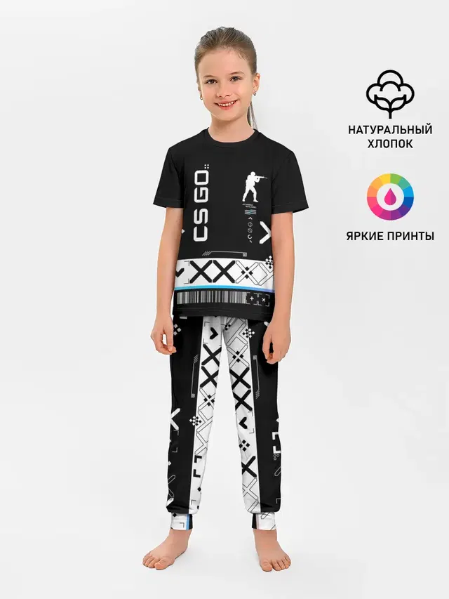 Детская пижама с брюками