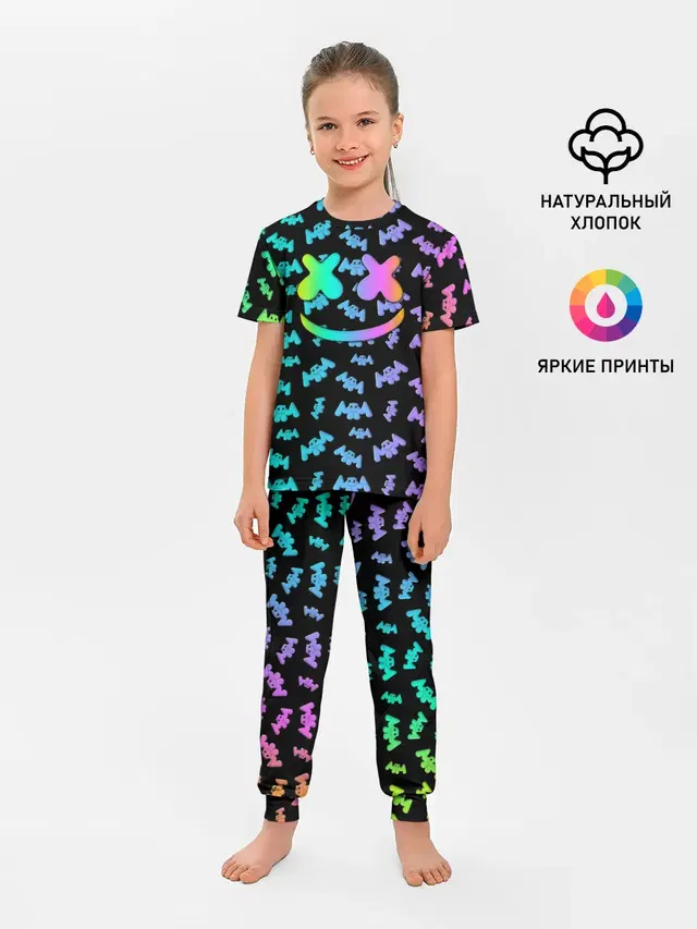 Детская пижама с брюками