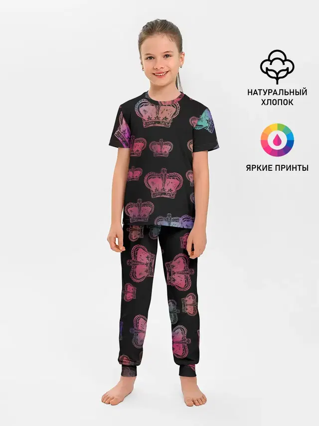 Детская пижама с брюками