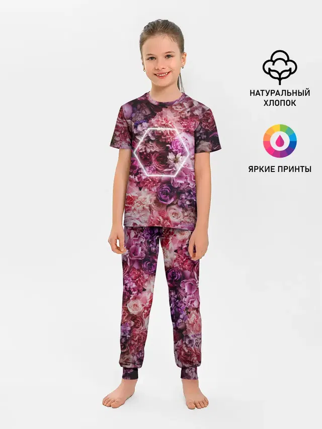 Детская пижама с брюками