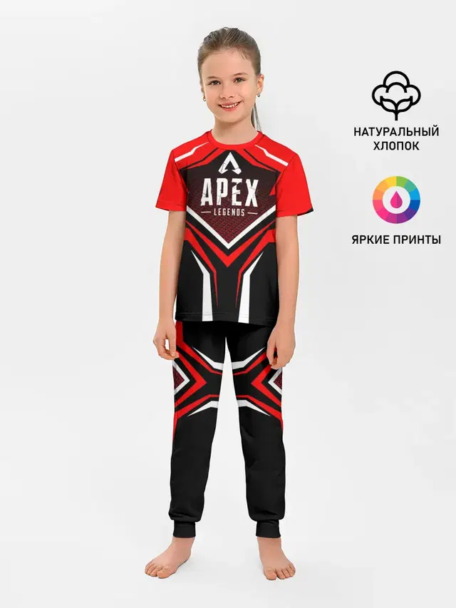 Детская пижама с брюками с принтом «Apex Legends Logo — APEX»