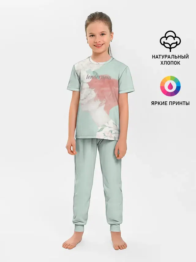 Детская пижама с брюками