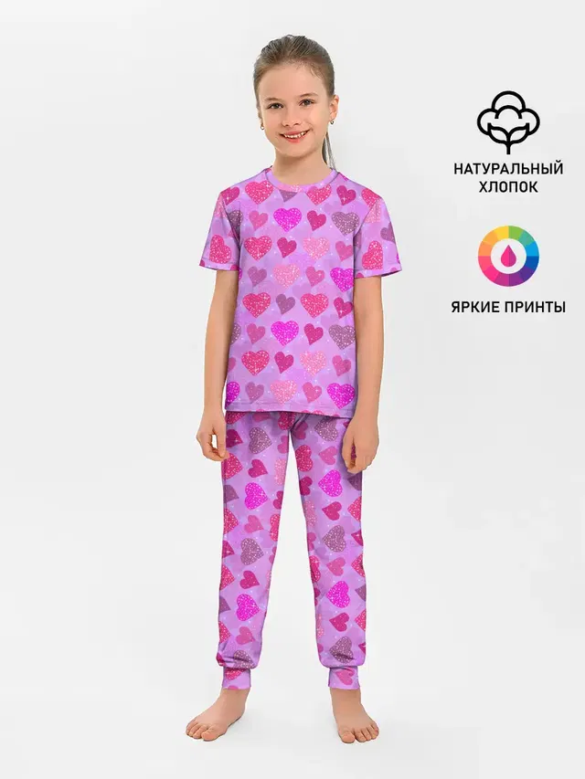 Розовые сердечки