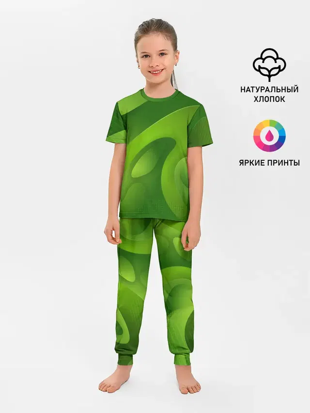 Детская пижама с брюками