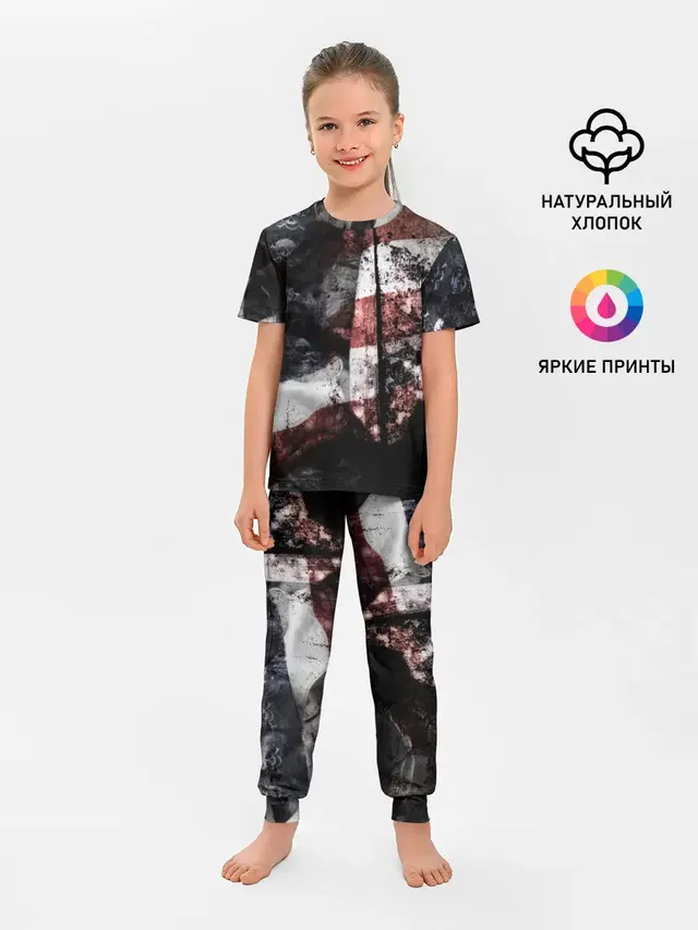 Детская пижама с брюками
