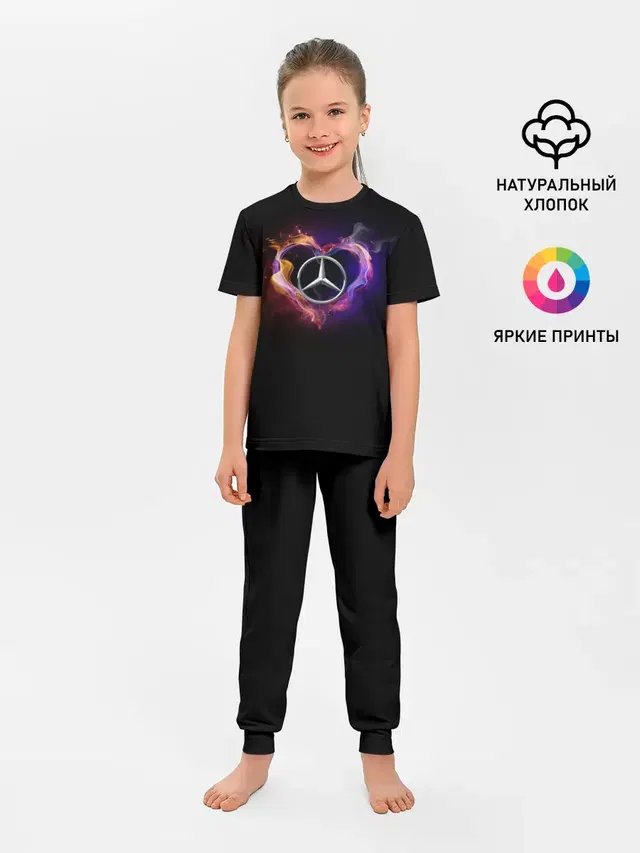 Детская пижама с брюками