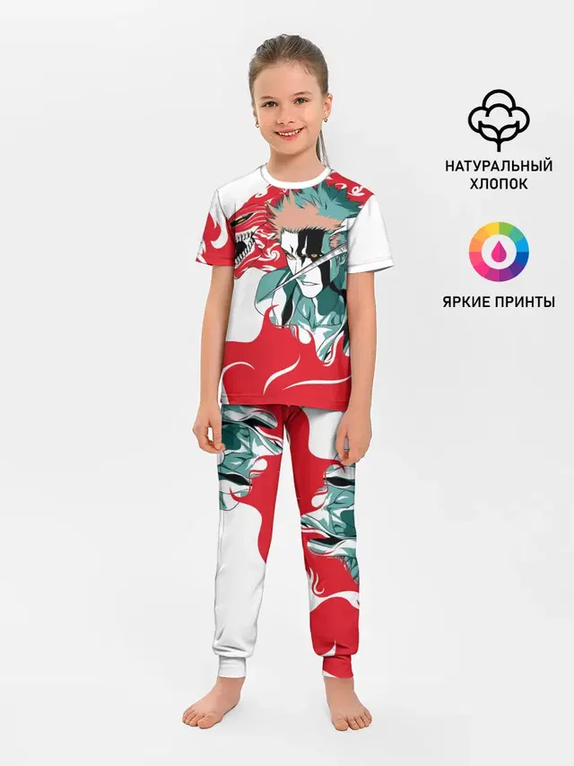 Детская пижама с брюками