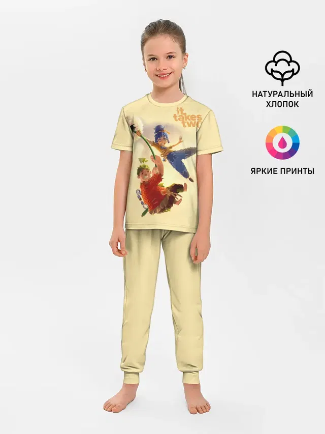Детская пижама с брюками