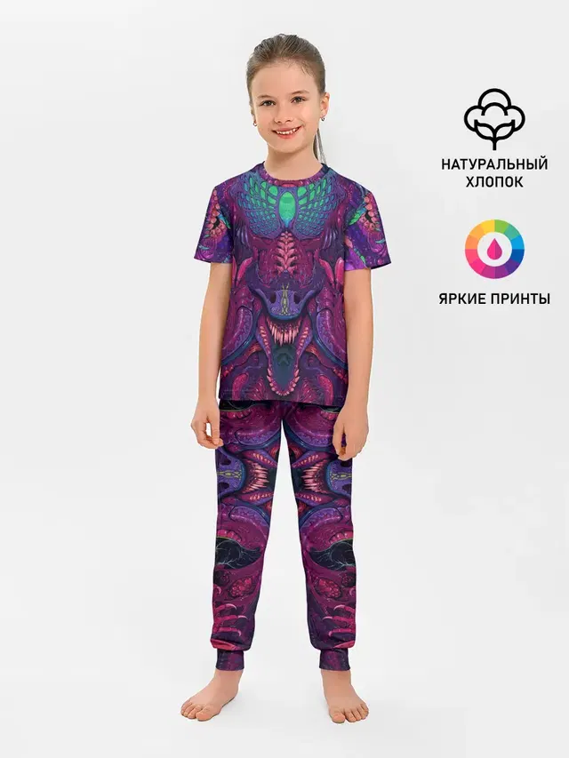 Детская пижама с брюками
