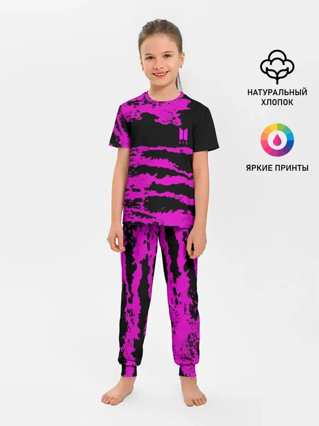 Детская пижама с брюками