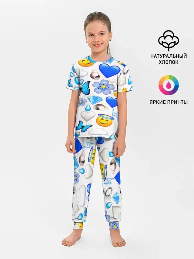 Детская пижама с брюками