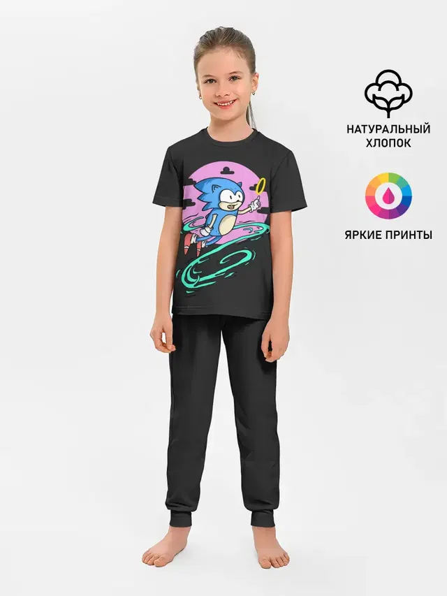 Детская пижама с брюками