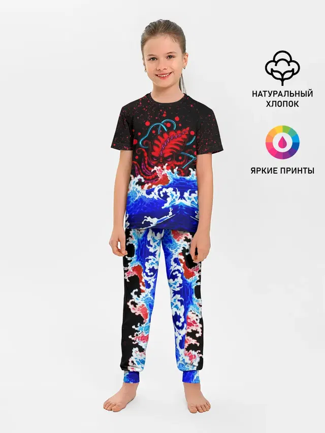 Детская пижама с брюками