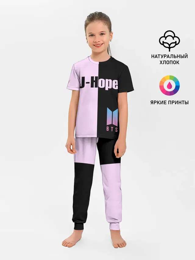 Детская пижама с брюками с принтом «BTS — BTS J-hope»