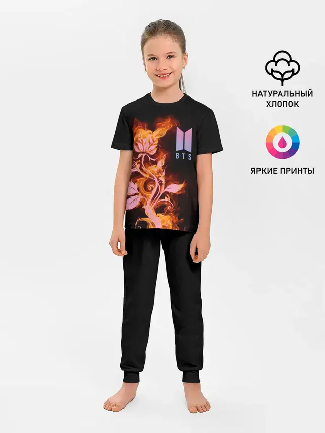 Детская пижама с брюками