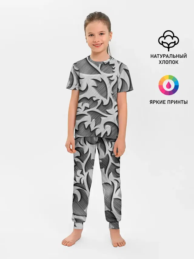 Монохромный узор