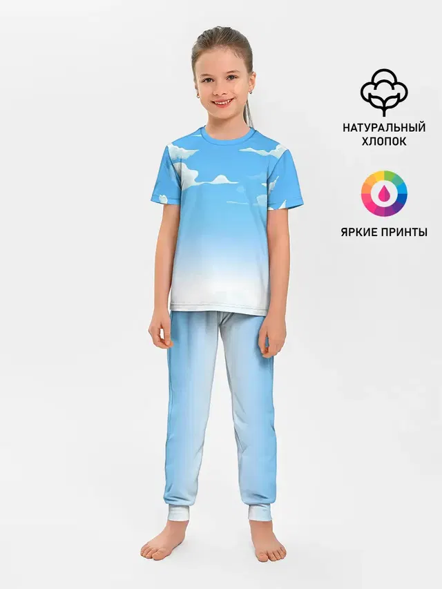 Детская пижама с брюками