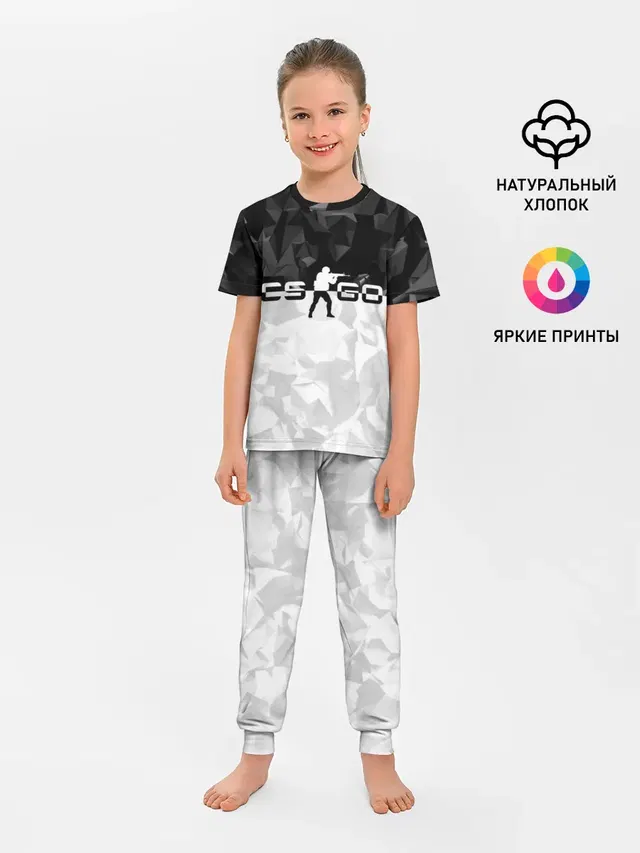 Детская пижама с брюками