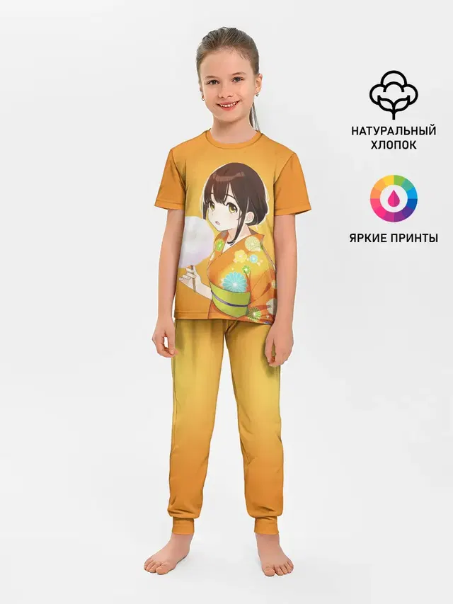 Детская пижама с брюками