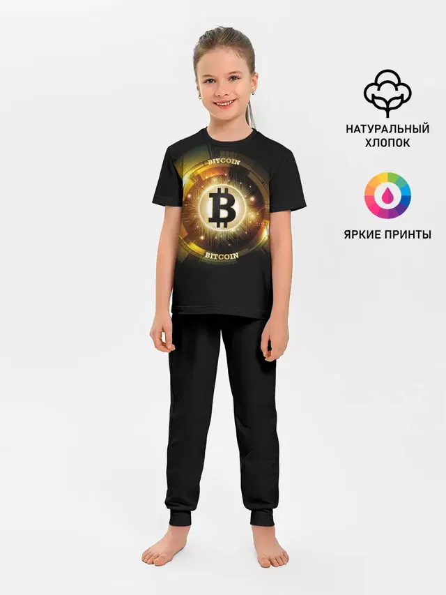 Золотой биткоин