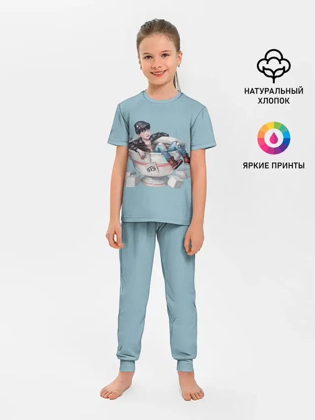 Детская пижама с брюками