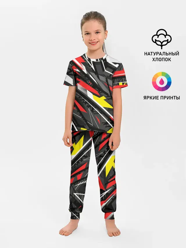 Детская пижама с брюками