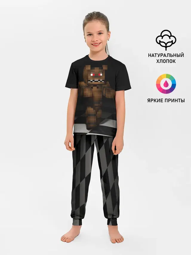 Фредди FNAF в майнкрафт.