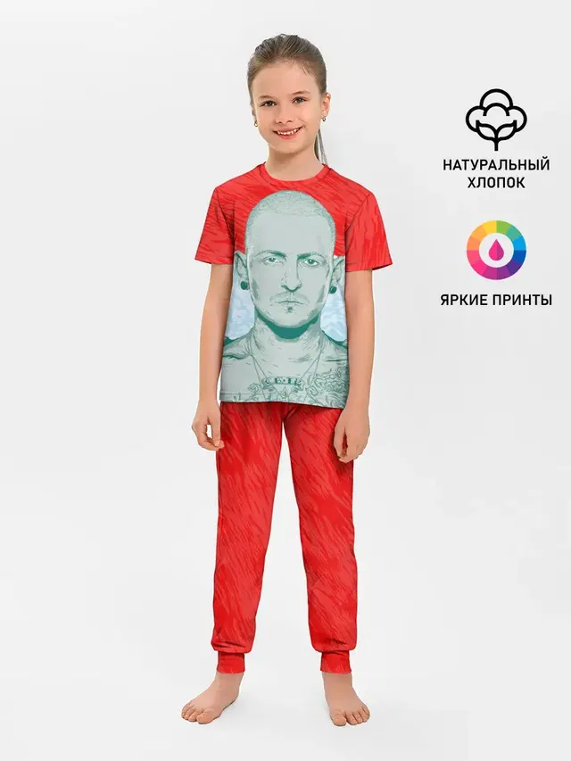Детская пижама с брюками
