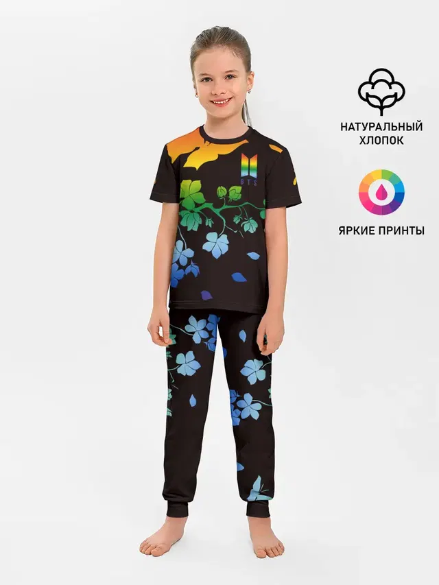 Детская пижама с брюками