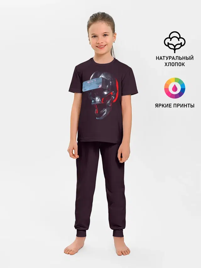 Детская пижама с брюками