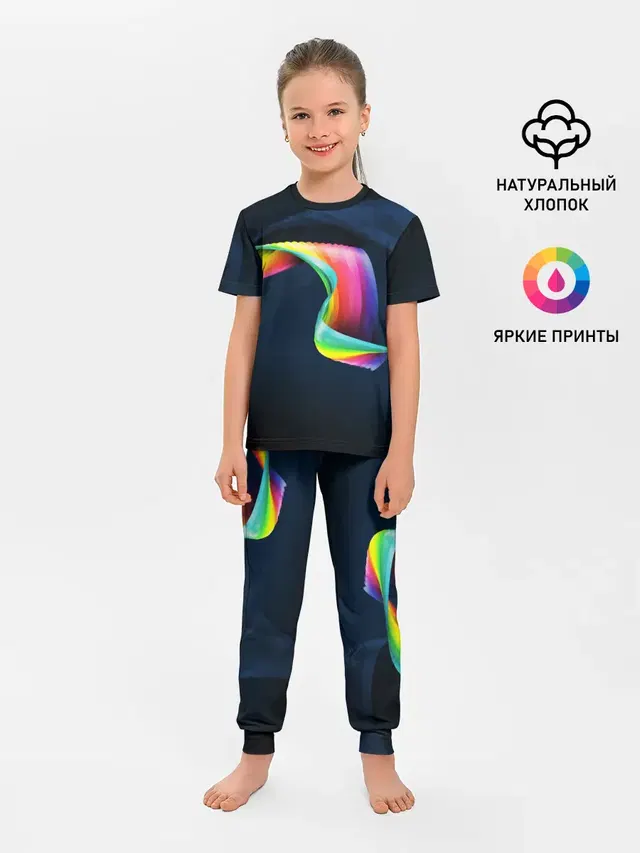 Детская пижама с брюками