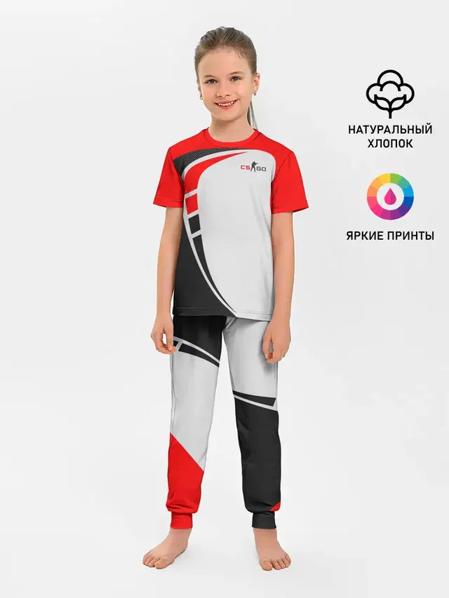 Детская пижама с брюками