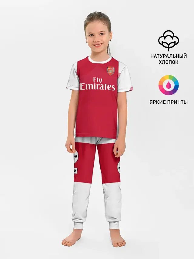 Детская пижама с брюками с принтом «Арсенал — Ozil home 18-19»