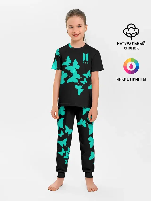 Детская пижама с брюками