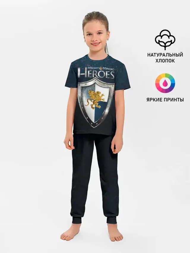 Детская пижама с брюками с принтом «Heroes — Heroes of Might and Magic»