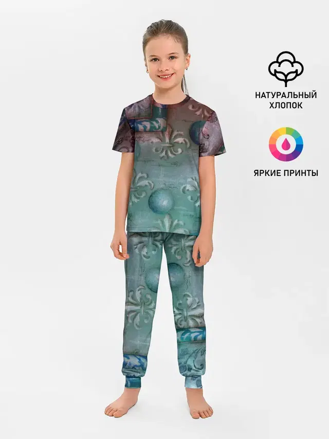 Детская пижама с брюками