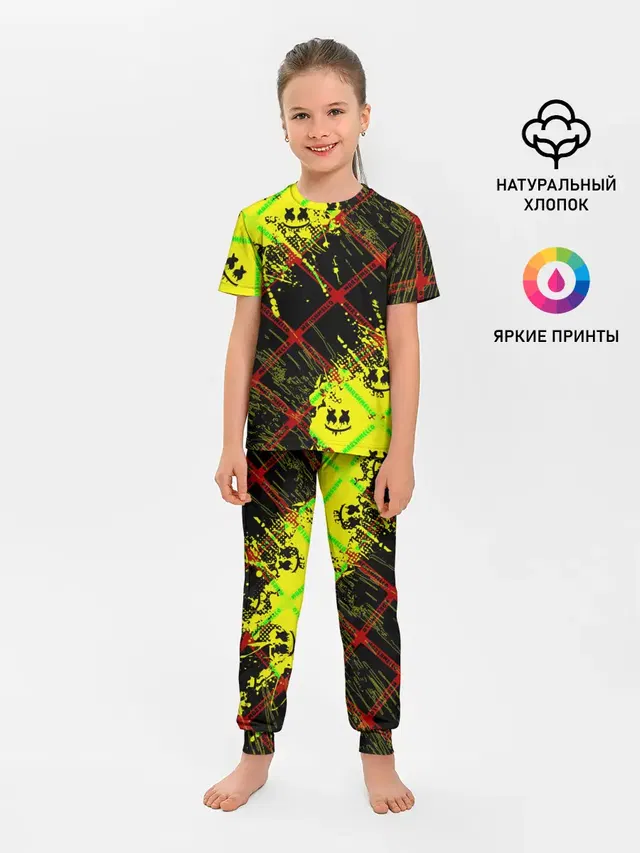 Детская пижама с брюками