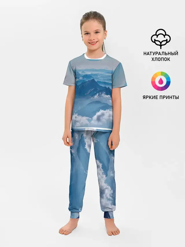 Детская пижама с брюками
