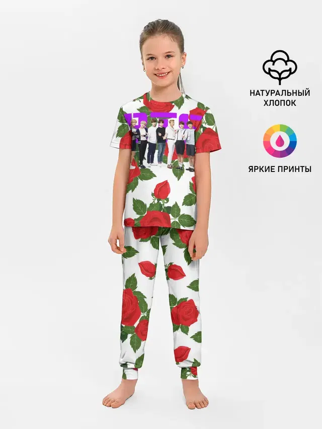 Детская пижама с брюками