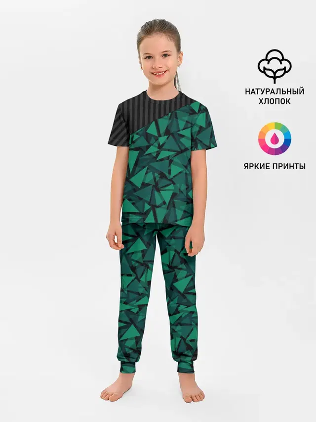 Детская пижама с брюками