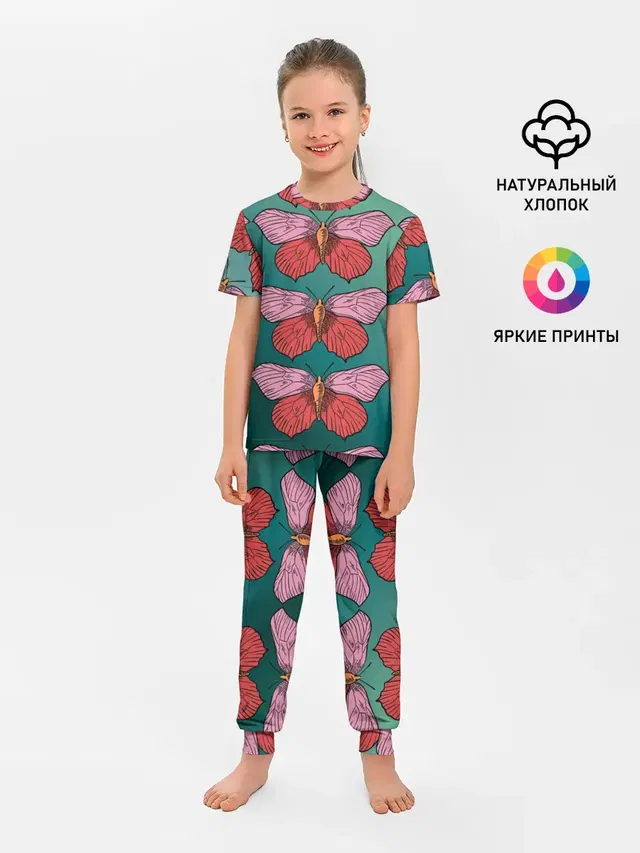 Детская пижама с брюками