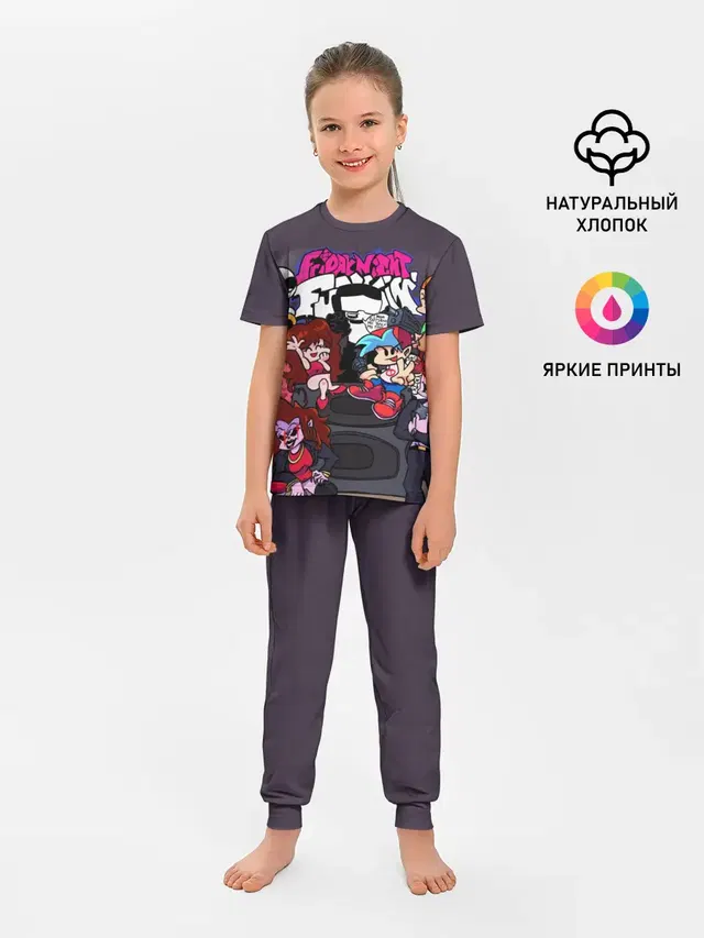 Детская пижама с брюками
