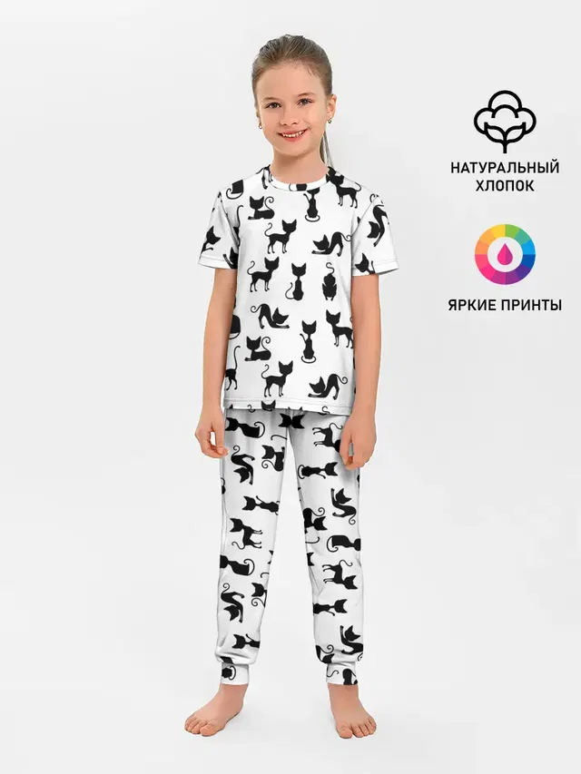 КОШКИ БЕЛОЕ НА ЧЕРНОМ