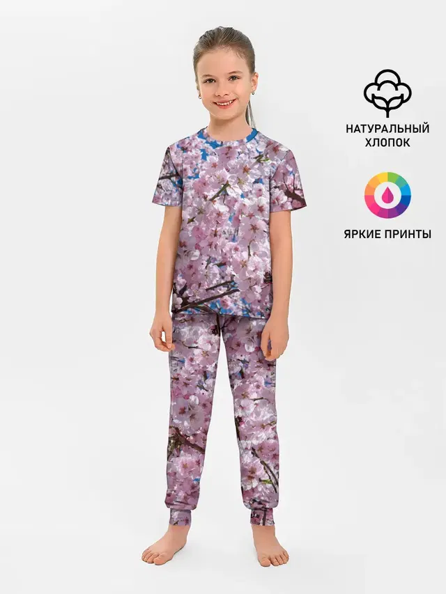 Детская пижама с брюками