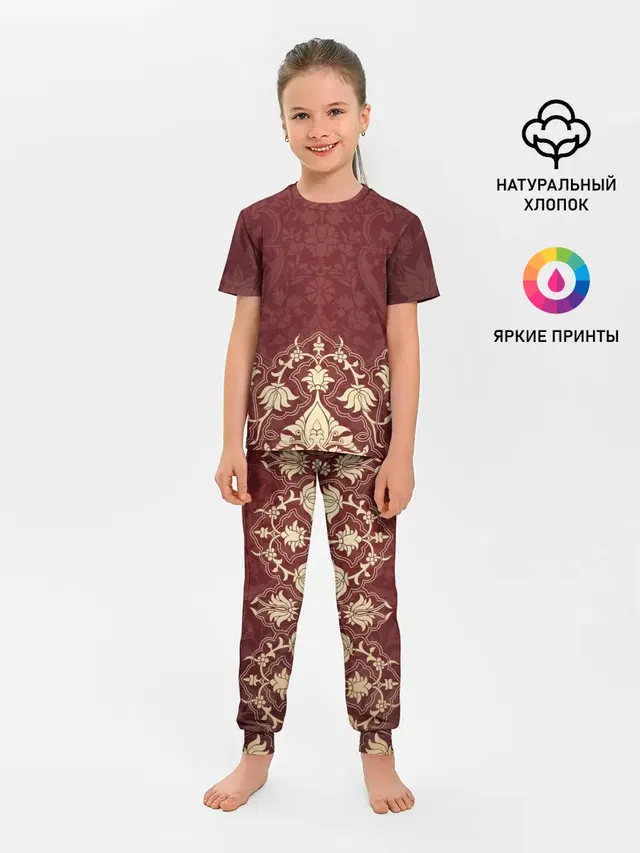Детская пижама с брюками