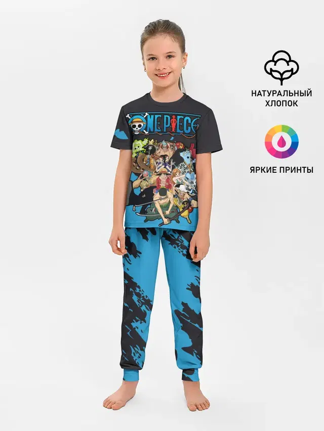 One Piece синий всплеск