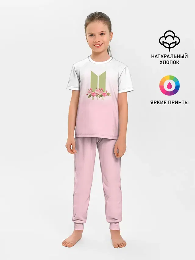 Детская пижама с брюками