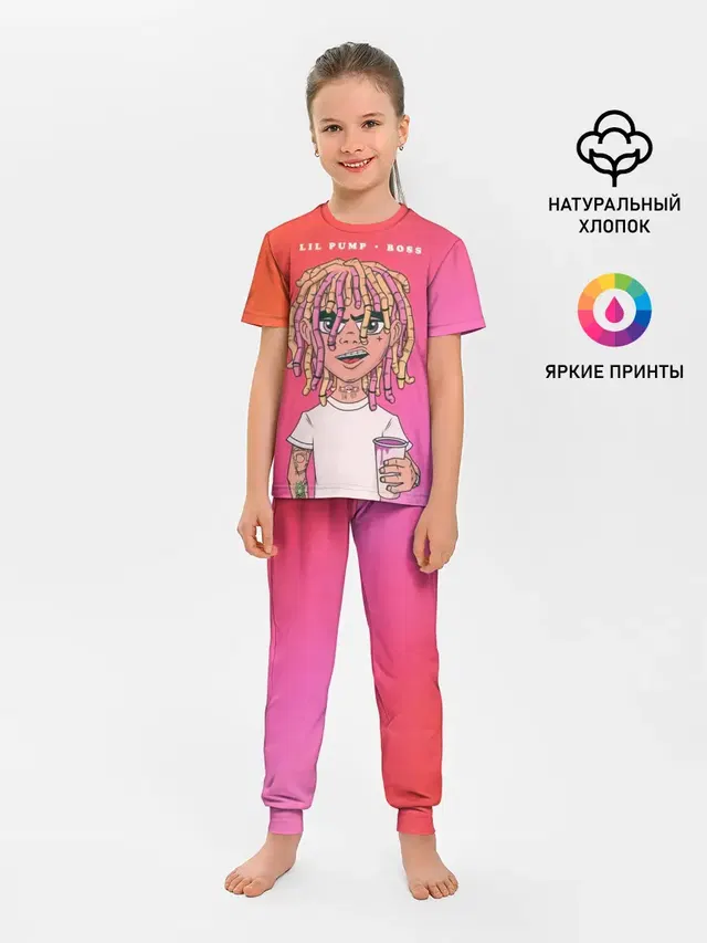 Детская пижама с брюками