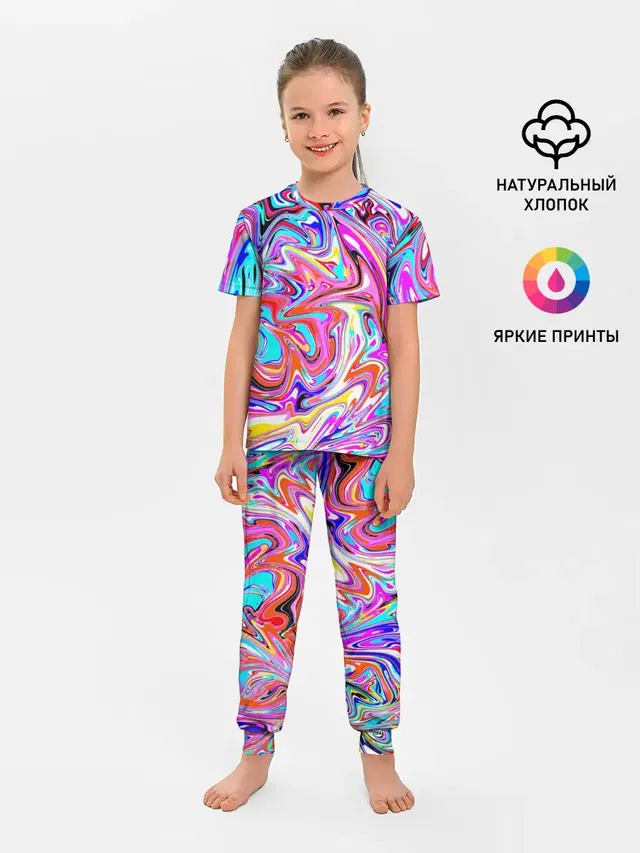 Детская пижама с брюками