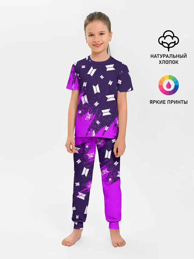 Детская пижама с брюками
